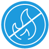 flame-retardant free icon