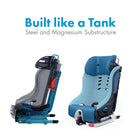 Close up of the Clek Foonf metal substructure all-groups