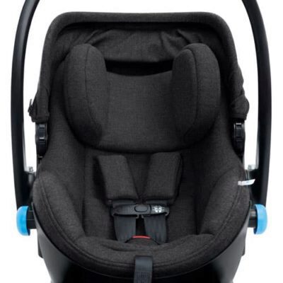 Comfortable newborn support system inside the Clek Liing infant car seat 