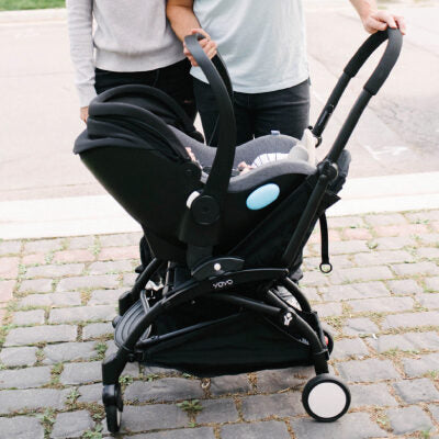 Clek Liing Infant Car Seat installed on a BABYZEN YOYO stroller