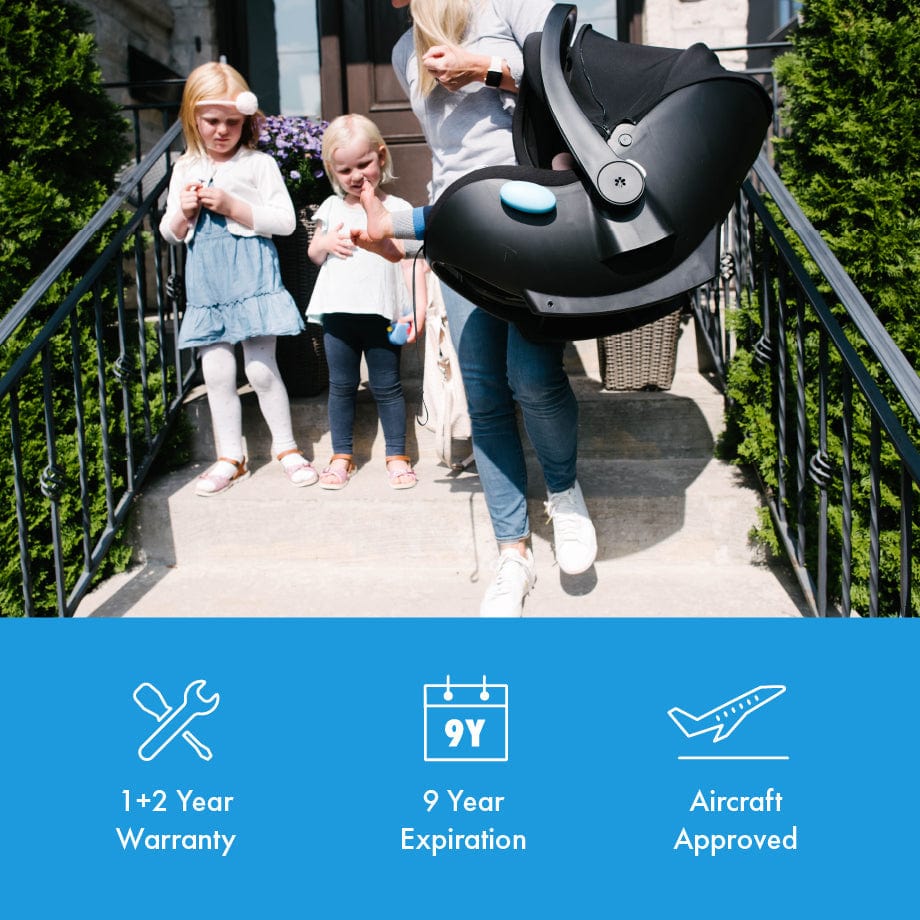 Clek Infant Seat railroad flame retardant free liingo - open box