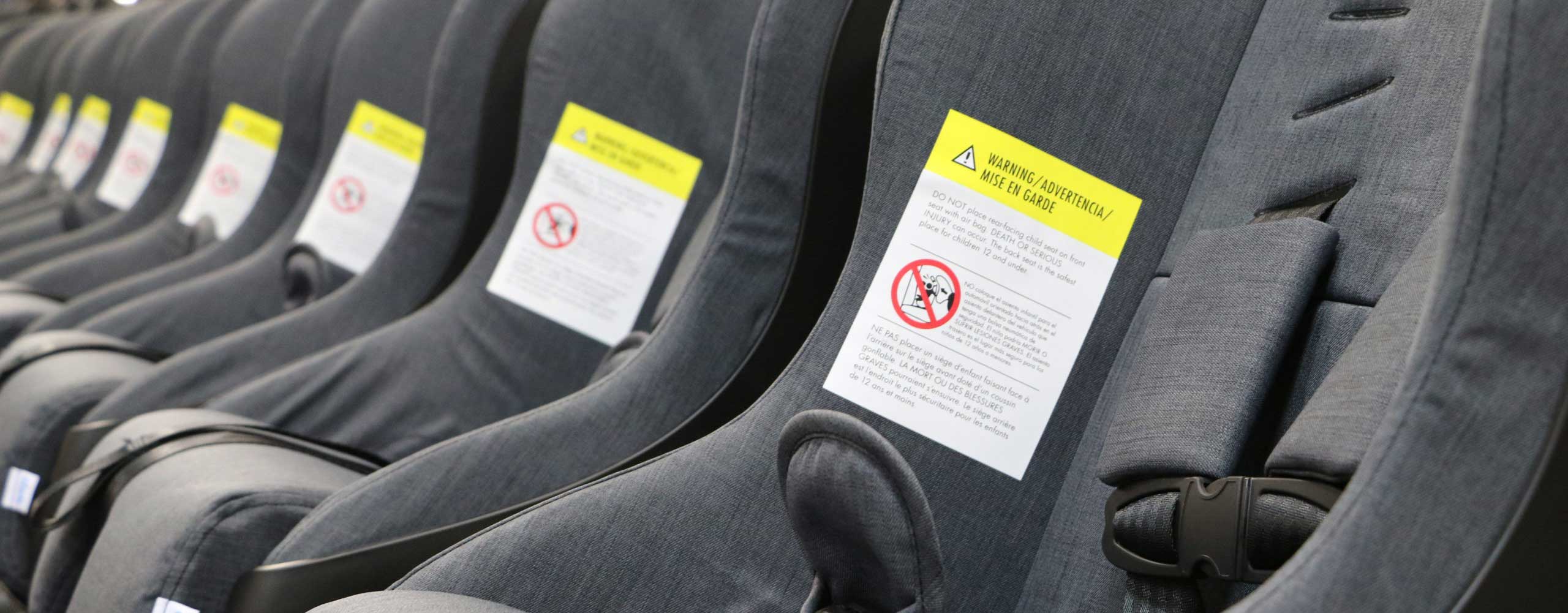 Car seat recycle store program